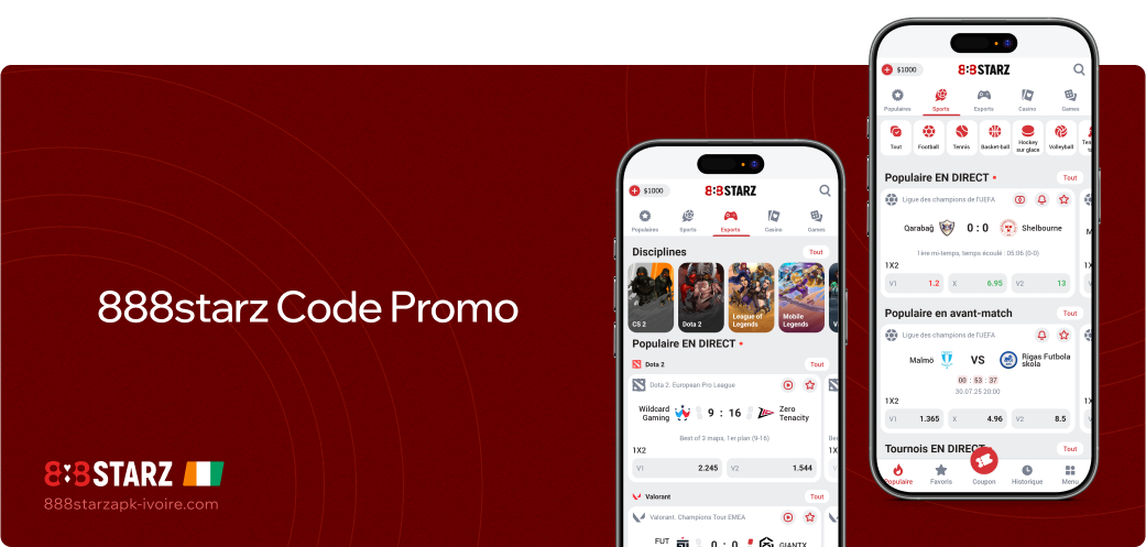 888starz Apk Côte d'Ivoire Code Promo