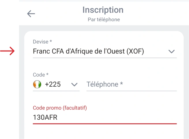 N'oubliez pas de mettre XOF 888starz Apk Côte d'Ivoire